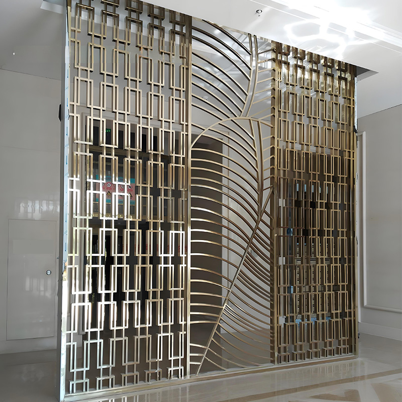 Modern Decorative Metal Panels for Interior Wall Cladding – Customized Laser Cut Design