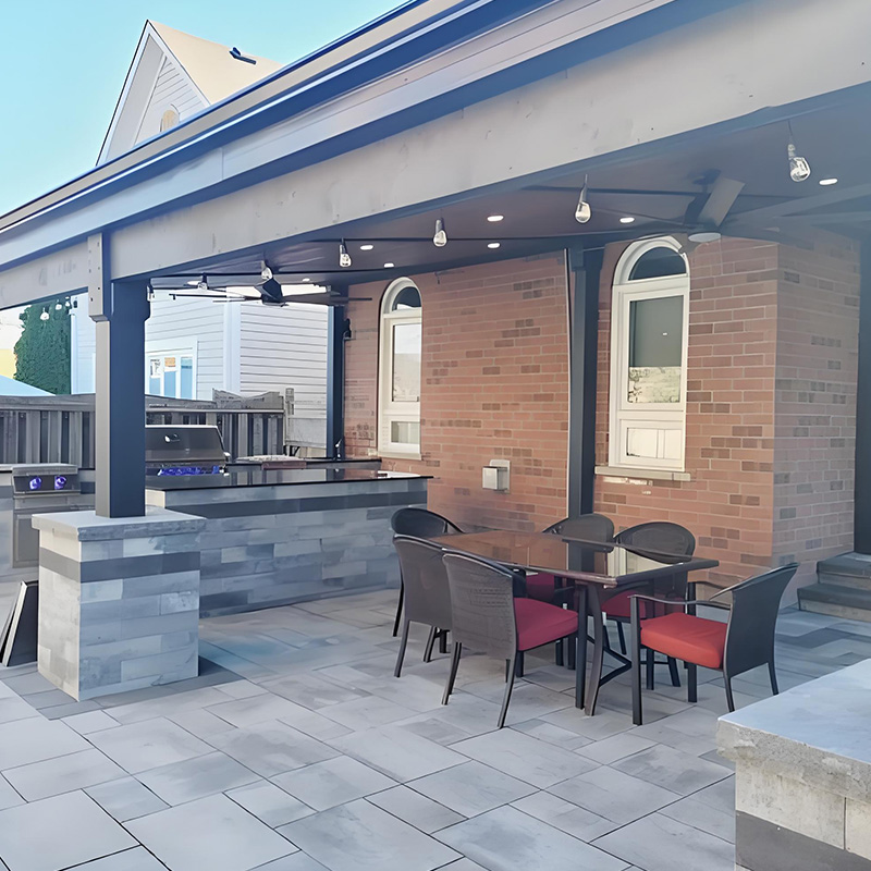 Custom Outdoor Kitchen Garden State Stainless Steel Outdoor BBQ Kitchen With Outdoor Grill