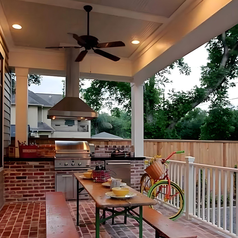 Outdoor BBQ Garden Stainless Steel Outdoor Grill Kitchen Outdoor Kitchen Island