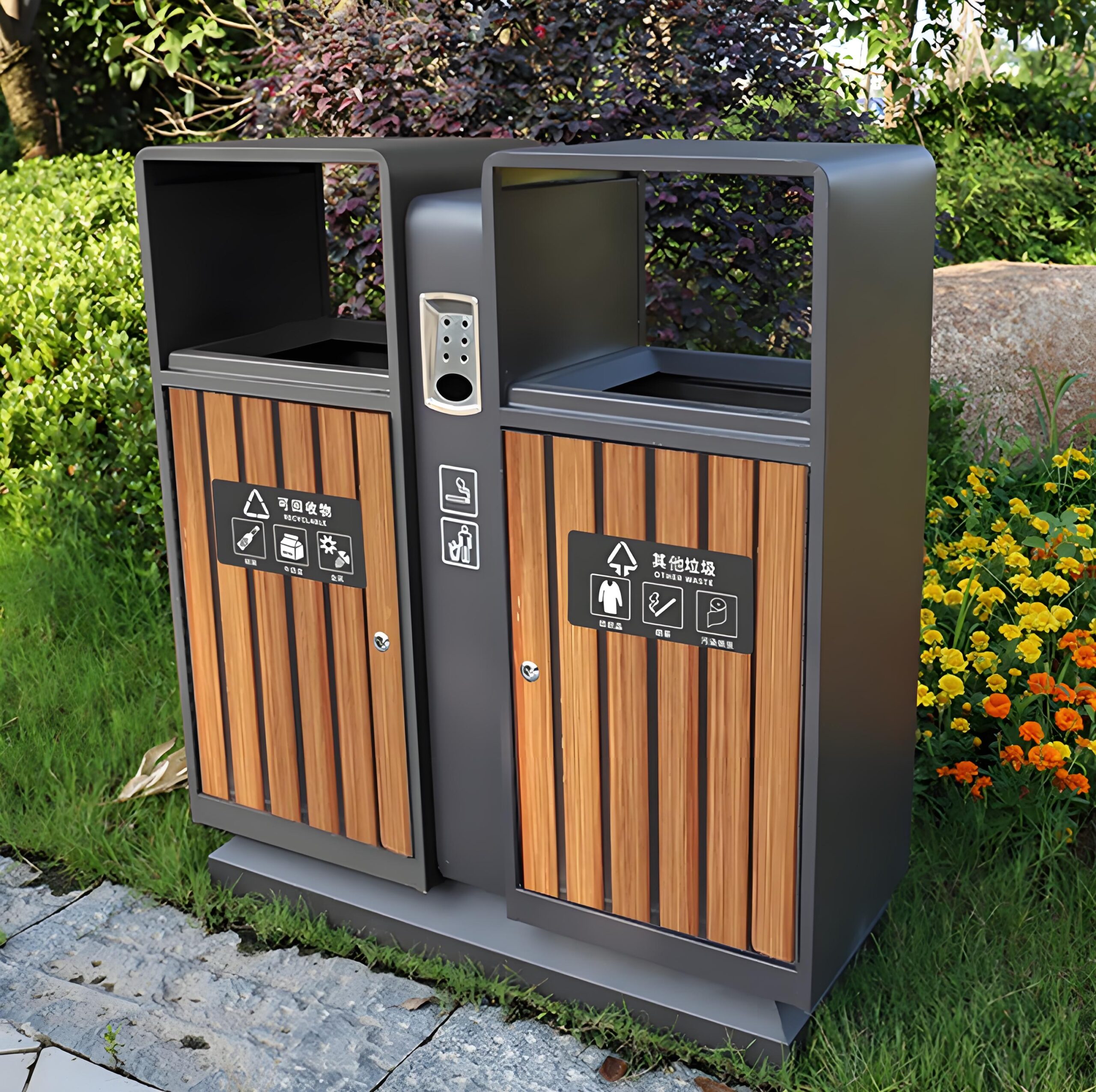 Outdoor trash can 9 Smart Solutions for Rainy Days